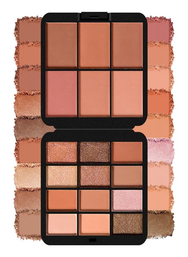 KYDA 18 Colors All In One Makeup Palette, Include Highlighter Bronzer Blush and Eyeshadow, Face Cosmetics Gifts for Women, Contour Palettes Beauty for Festivals, Travel Mini Makeup, Set A - Image 1